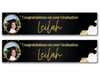 Personalised Graduation Photo Banner