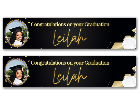 Personalised Graduation Photo Banner