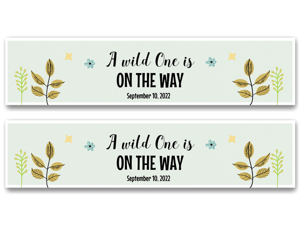 Personalised Baby Shower Banner