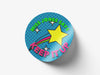 Personalised Round Teacher Sticker Labels, student sticker, school sticker