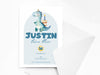 Personalised Dinosaur Kids Birthday Party Invitations with Envelopes