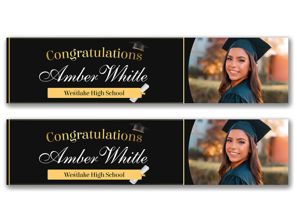 Personalised Graduation Photo Banner