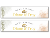 Personalised Wedding Banner