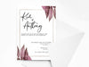 Personalised Minimalist Wedding Invitations with Envelopes