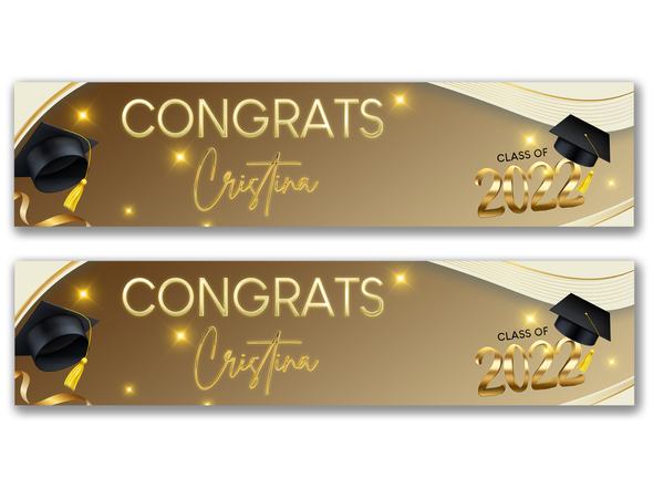 Personalised Graduation Banner