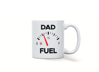 Personalised 'dad fuel' mug