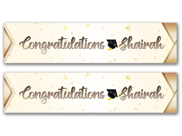 Personalised Graduation Banner