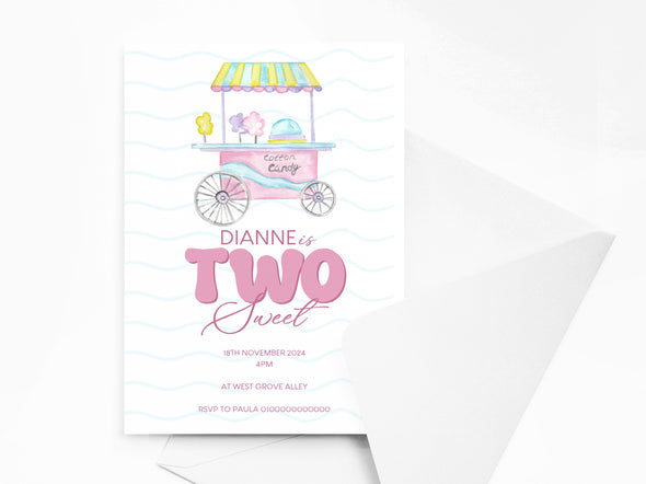 Personalised Kids Birthday Party Invitations with Envelopes