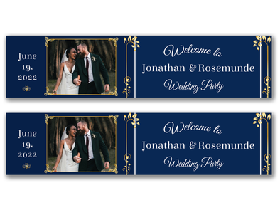 Personalised Wedding Photo Banner