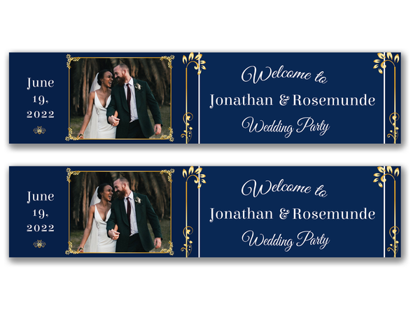 Personalised Wedding Photo Banner