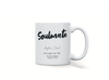 Personalised Star map soulmate, Galaxy Night Sky Keepsake Gift mug