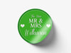 Personalised Round Wedding Sticker Labels, Party bag, logo stickers