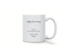 Personalised Star map happy anniversary, Galaxy Night Sky Keepsake Gift mug