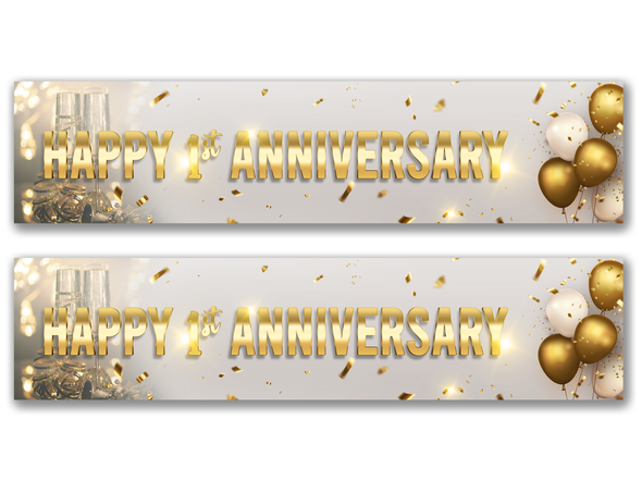 Personalised Anniversary Banner