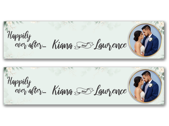 Personalised Wedding Photo Banner