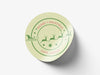 Personalised Round Christmas Sticker Labels, party label, surprise party, holiday sticker