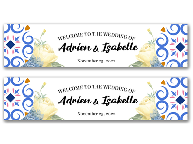 Personalised Wedding Banner