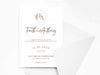 Personalised Minimalist Wedding Invitations with Envelopes
