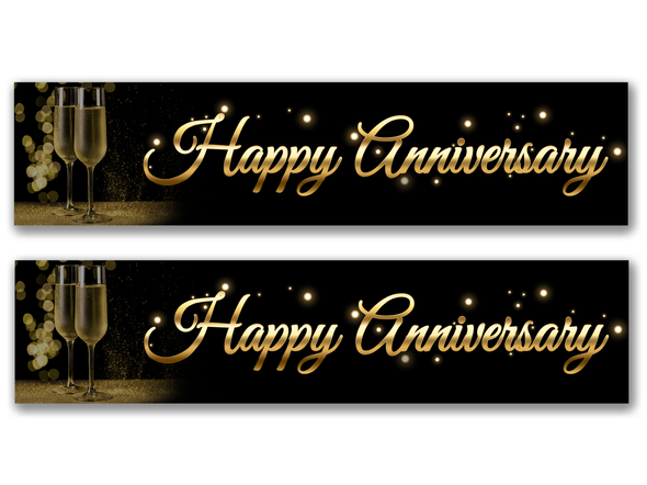 Personalised Anniversary Banner