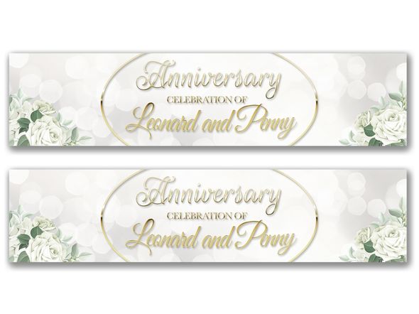 Personalised Anniversary Banner