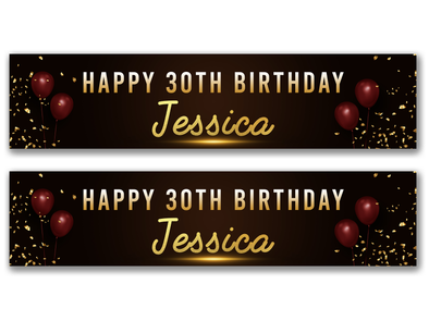 Personalised Birthday Banner