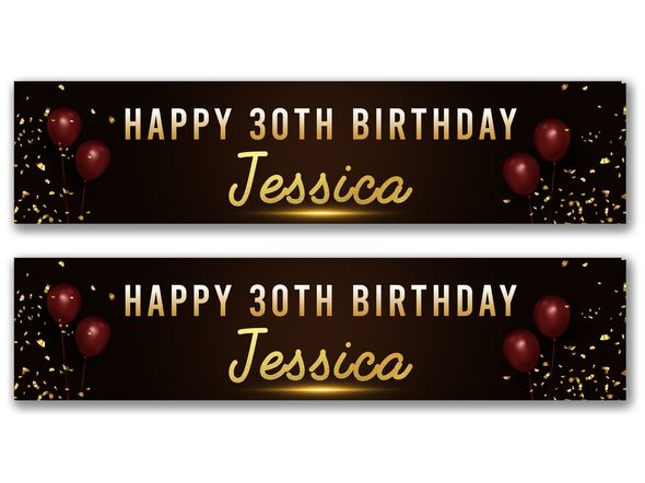 Personalised Birthday Banner