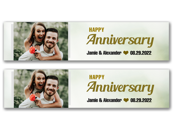 Personalised Anniversary Photo Banner