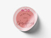 Personalised Round Christmas Sticker Labels, party label, surprise party, holiday sticker