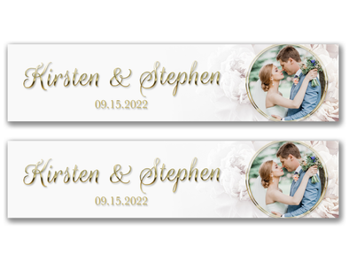 Personalised Wedding Photo Banner