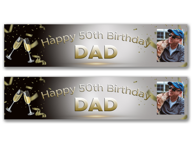 Personalised Birthday Photo Banner