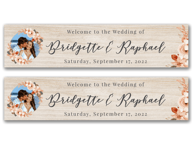 Personalised Wedding Photo Banner