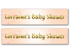 Personalised Baby Shower Banner