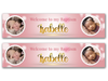 Personalised Baptism Dual Photo Banner