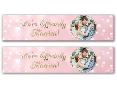 Personalised Wedding Photo Banner