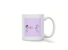 Personalised magnet couple mug