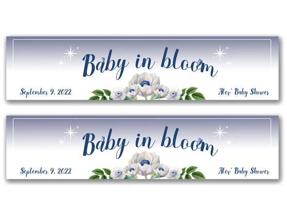Personalised Baby Shower Banner