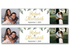 Personalised Wedding Dual Photo Banner