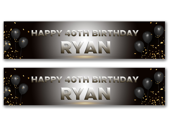 Personalised Birthday Banner