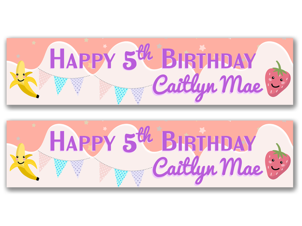 Personalised Birthday Banner