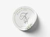 Personalised Round Wedding Sticker Labels, Party bag, logo stickers