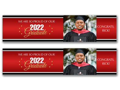 Personalised Graduation Photo Banner
