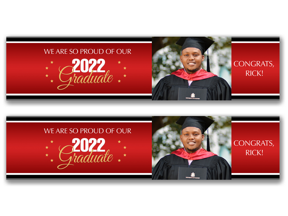 Personalised Graduation Photo Banner