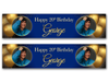 Personalised Birthday Dual Photo Banner