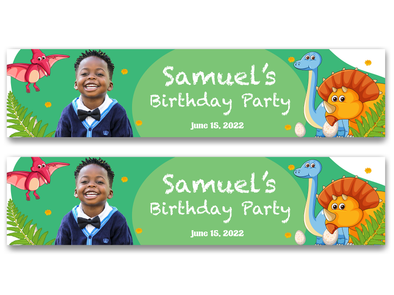 Personalised Birthday Photo Banner