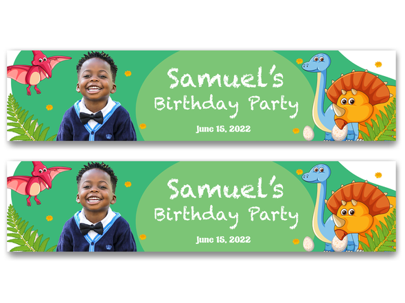 Personalised Birthday Photo Banner
