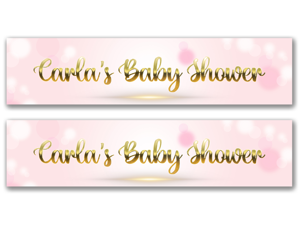 Personalised Baby Shower Banner