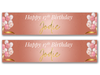 Personalised Birthday Banner