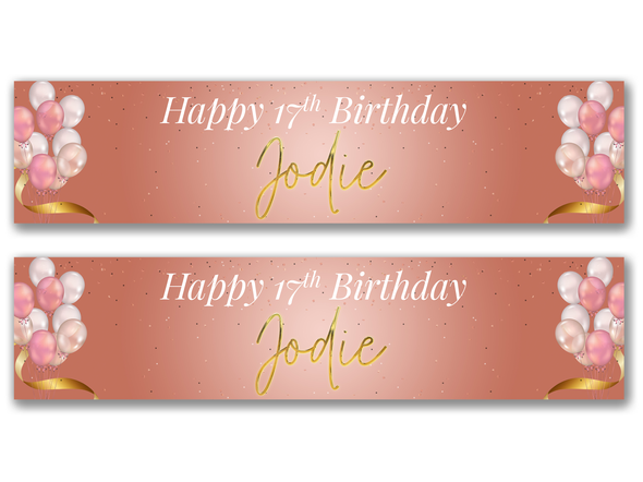Personalised Birthday Banner