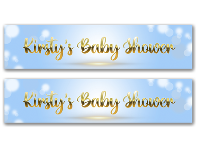 Personalised Baby Shower Banner