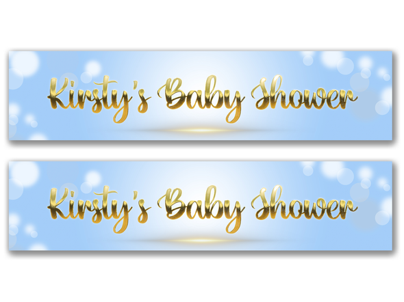 Personalised Baby Shower Banner